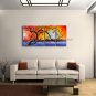 4 Pieces Contemporary Wall Art Floral Painting Plum Blossom Inner Framed