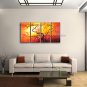 4 Pieces Contemporary Wall Art Floral Plum Blossom Artist Artworks