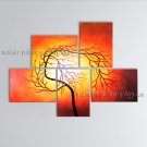 5 Pieces Contemporary Wall Art Floral Cherry Blossom Decoration Ideas