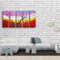 Large Contemporary Wall Art Floral Painting Plum Blossom Ready To Hang