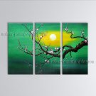 Stunning Contemporary Wall Art Floral Painting Plum Blossom Oil On Canvas