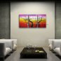 Elegant Contemporary Wall Art Floral Painting Plum Blossom Interior Design