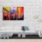 Triptych Contemporary Wall Art Floral Plum Blossom Decoration Ideas
