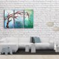 Elegant Contemporary Wall Art Floral Painting Plum Blossom Landscape Scene