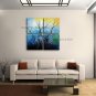 4 Pieces Contemporary Wall Art Floral Plum Blossom On Canvas Artworks