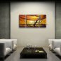 Stunning Contemporary Wall Art Floral Plum Blossom Gallery Wrapped