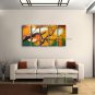 Large Contemporary Wall Art Floral Painting Plum Blossom Interior Design