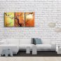 Beautiful Contemporary Wall Art Floral Plum Blossom Inner Stretched