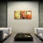 Beautiful Contemporary Wall Art Floral Plum Blossom Inner Stretched