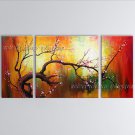 Beautiful Contemporary Wall Art Floral Painting Plum Blossom Inner Framed