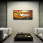 Beautiful Contemporary Wall Art Floral Plum Blossom Interior Design
