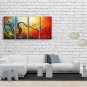 4 Pieces Contemporary Wall Art Floral Plum Blossom Interior Design