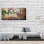 Triptych Contemporary Wall Art Floral Painting Plum Blossom Inner Framed