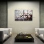 Large Contemporary Wall Art Floral Painting Plum Blossom Inner Stretched