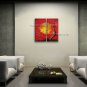 Elegant Contemporary Wall Art Floral Painting Plum Blossom Inner Framed