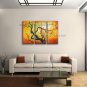 Elegant Contemporary Wall Art Floral Painting Plum Blossom Gallery Wrapped