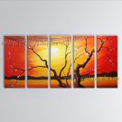 Large Contemporary Wall Art Floral Painting Plum Blossom Gallery Wrapped