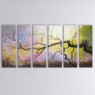 Huge Contemporary Wall Art Floral Painting Plum Blossom Inner Stretched