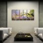 Huge Contemporary Wall Art Floral Painting Plum Blossom Inner Stretched