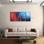 4 Pieces Contemporary Wall Art Floral Plum Blossom Gallery Wrapped