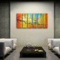 Huge Contemporary Wall Art Floral Painting Plum Blossom Interior Design