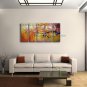 Pentaptych Contemporary Wall Art Floral Cherry Blossom Tree Paintings