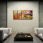 Pentaptych Contemporary Wall Art Floral Cherry Blossom Tree Paintings