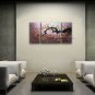 Beautiful Contemporary Wall Art Floral Painting Plum Blossom Inner Framed