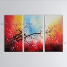 Elegant Contemporary Wall Art Floral Painting Plum Blossom Inner Framed