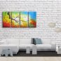 4 Pieces Contemporary Wall Art Floral Plum Blossom Decoration Ideas