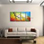 4 Pieces Contemporary Wall Art Floral Plum Blossom Decoration Ideas