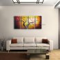 4 Pieces Contemporary Wall Art Floral Cherry Blossom Tree Paintings