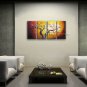4 Pieces Contemporary Wall Art Floral Cherry Blossom Tree Paintings