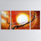 Beautiful Contemporary Wall Art Floral Painting Plum Blossom Ready To Hang