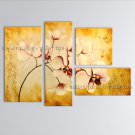 Large Contemporary Wall Art Floral Painting Orchid Contemporary Decor