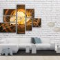 Oversized Contemporary Wall Art Floral Painting Lily Flower On Canvas