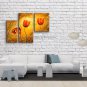 Elegant Contemporary Wall Art Floral Painting Tulip Contemporary Decor