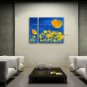 Handmade Elegant Contemporary Wall Art Floral Painting Flower Oil Canvas