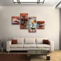 Handmade Large Contemporary Wall Art Landscape Painting Canvas Stretched