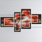 Large Contemporary Wall Art Landscape Painting Tree On Canvas Artworks