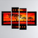Tetraptych Contemporary Wall Art Landscape Painting Artist Artworks