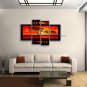 Tetraptych Contemporary Wall Art Landscape Painting Artist Artworks