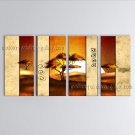 Tetraptych Contemporary Wall Art Landscape Painting Gallery Wrapped