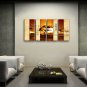 Tetraptych Contemporary Wall Art Landscape Painting Gallery Wrapped
