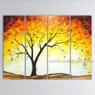 Handmade Large Contemporary Wall Art Landscape Painting Tree Ready To Hang
