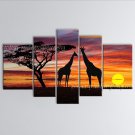Pentaptych Contemporary Wall Art Landscape Painting Tree Artist Artworks