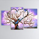 Large Contemporary Wall Art Landscape Painting Tree Inner Stretched