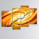 Large Contemporary Wall Art Landscape Painting Tree Decoration Ideas