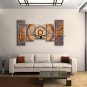 Pentaptych Contemporary Wall Art Landscape Tree On Canvas Artworks