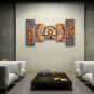 Pentaptych Contemporary Wall Art Landscape Tree On Canvas Artworks